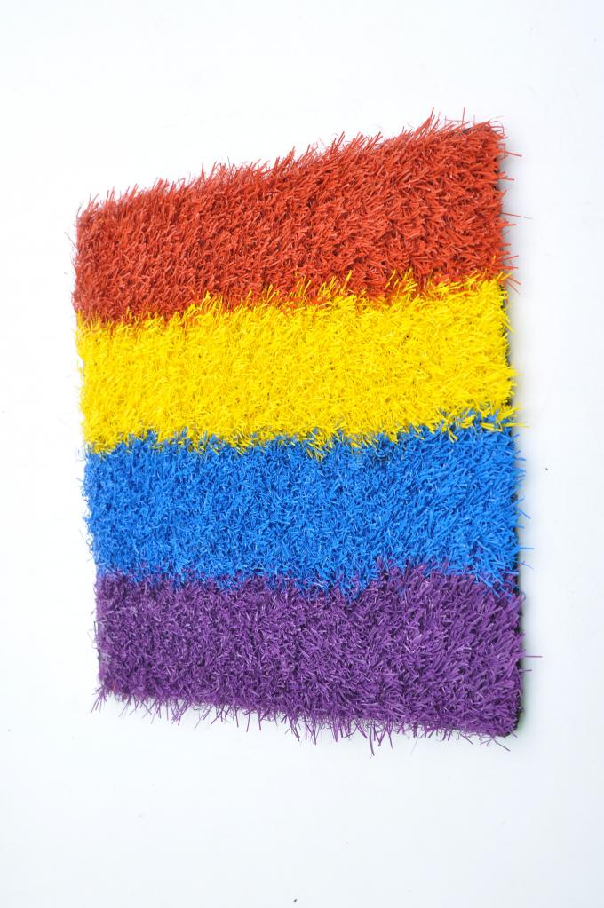 Polyäthylen im Freien färbte künstliches Gras-synthetischen Rasen-Rasen