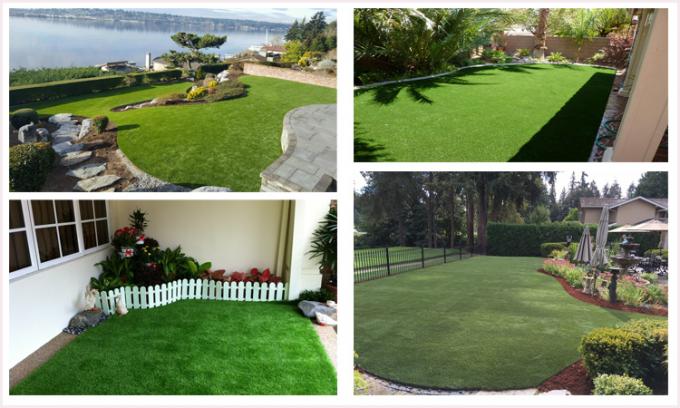 Wirklicher schauender künstlicher Gras-Luxusgarten beständiger 40mm UVSGS genehmigt