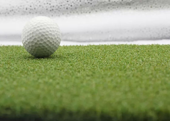 Zweifarbige synthetische hohe Dichte Mini Golf Artificial Grasss 15mm