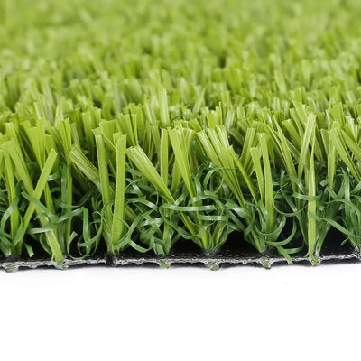 Feld-nicht Infilled Fußball-künstliches Gras 30mm PET Einzelfaden-Garn