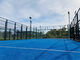 12mm panoramischer Padel-Tennisplatz im Freien Stahl-Q235 10mx20m