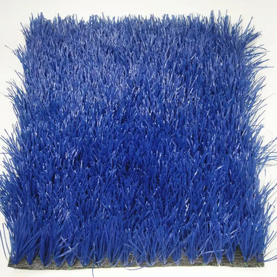Blaues synthetisches Gras für Fußballplatz colorfu künstliches Gras für Fußballplatz