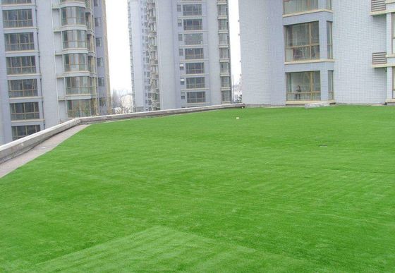 Kundenspezifische Natur-Grün-Dach-künstliche Gras-Verschleißfestigkeits-lange Nutzungsdauer